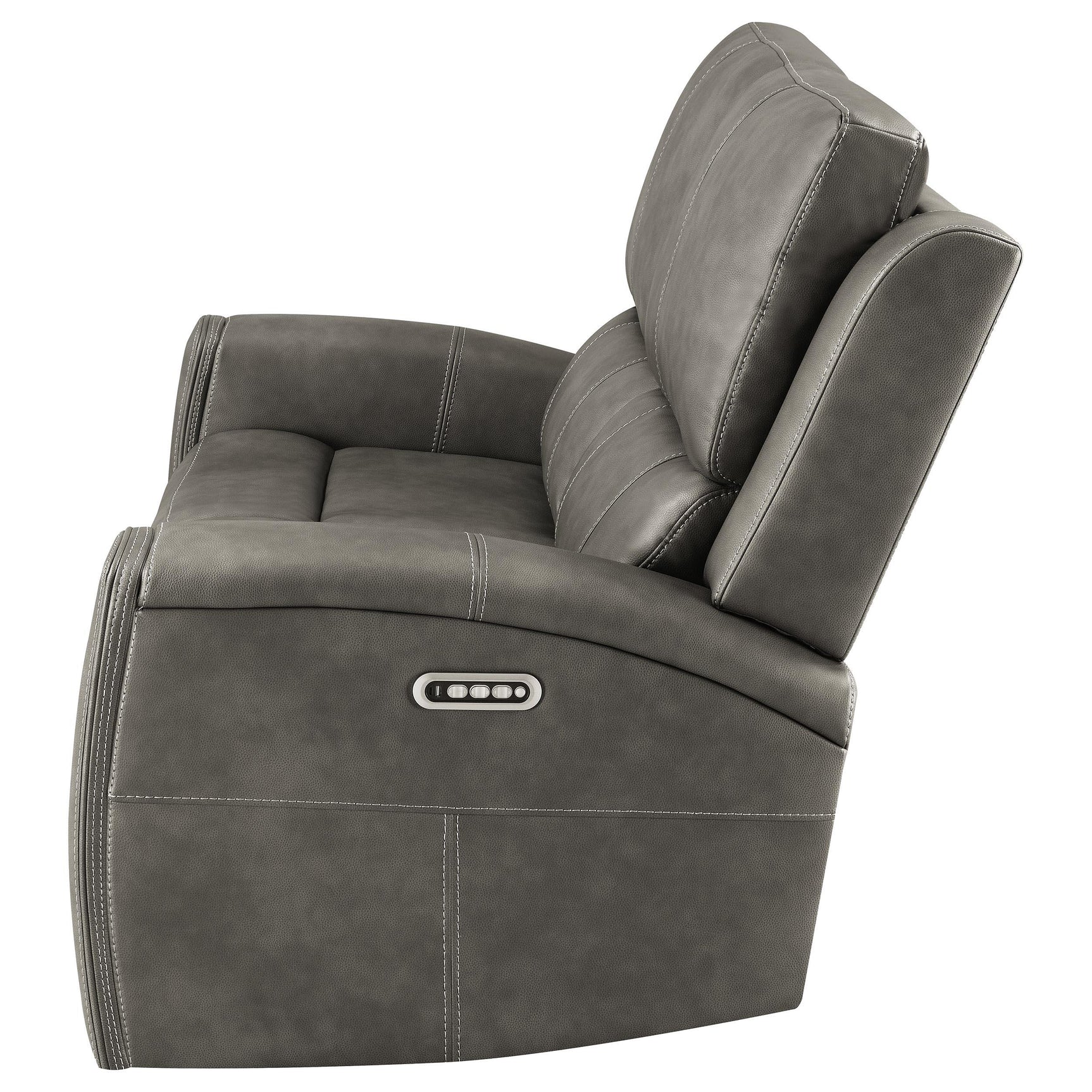 Back view of Brickston Triple Power Reclining Loveseat