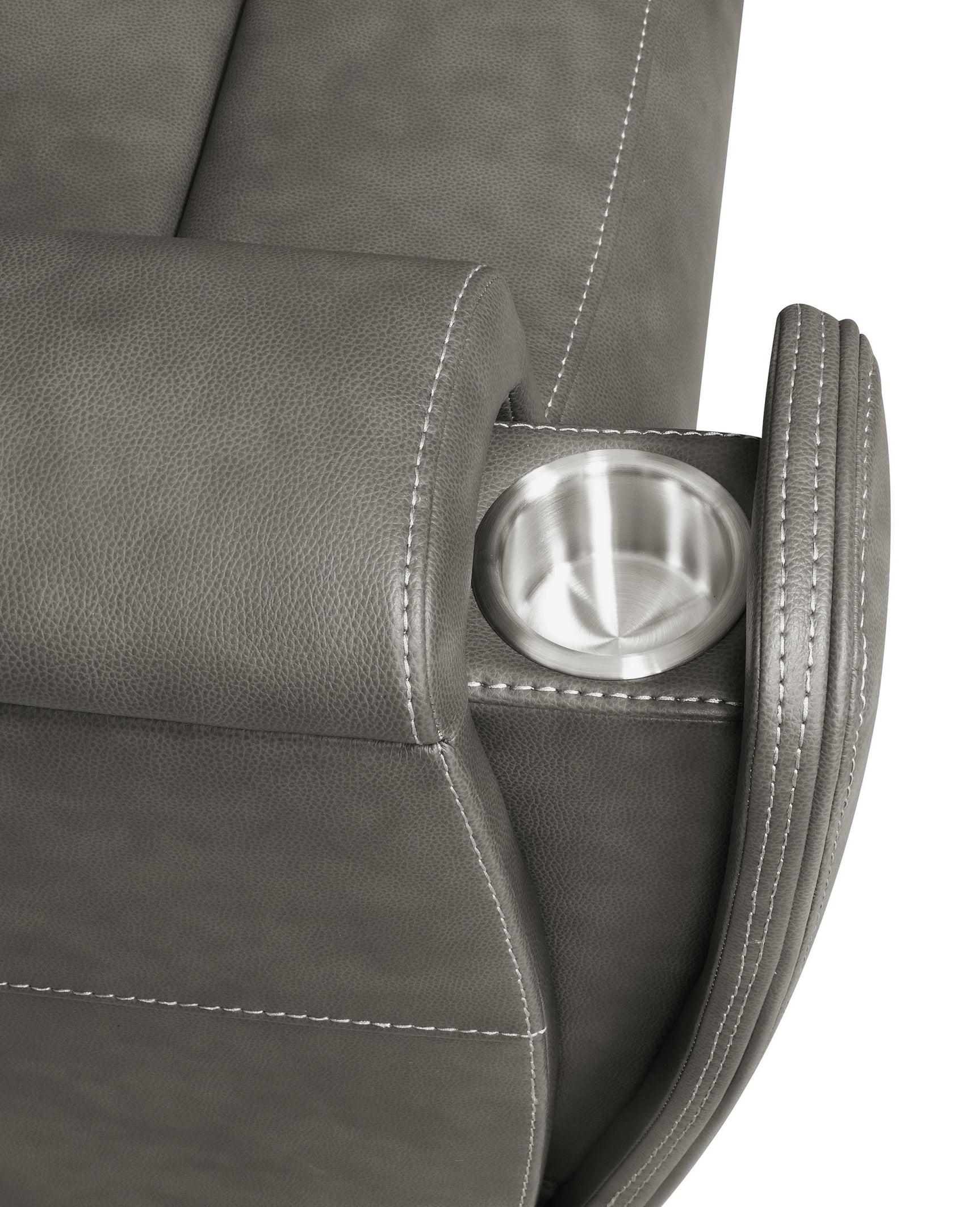 Rear AC access port on Brickston Loveseat