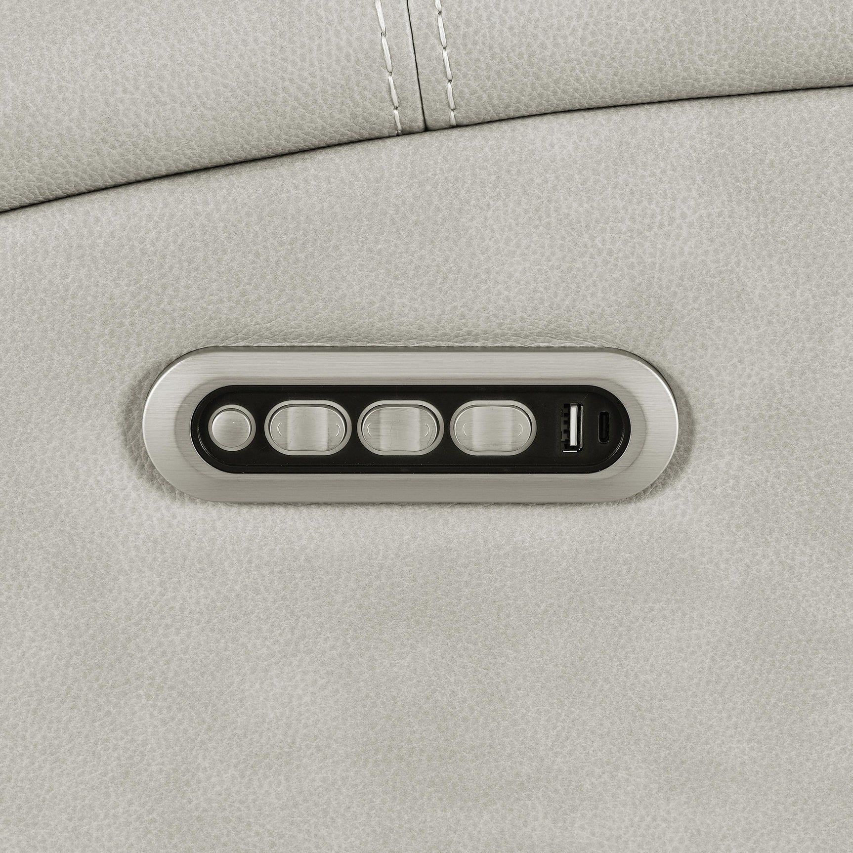 Rear power access panel with battery backup switch