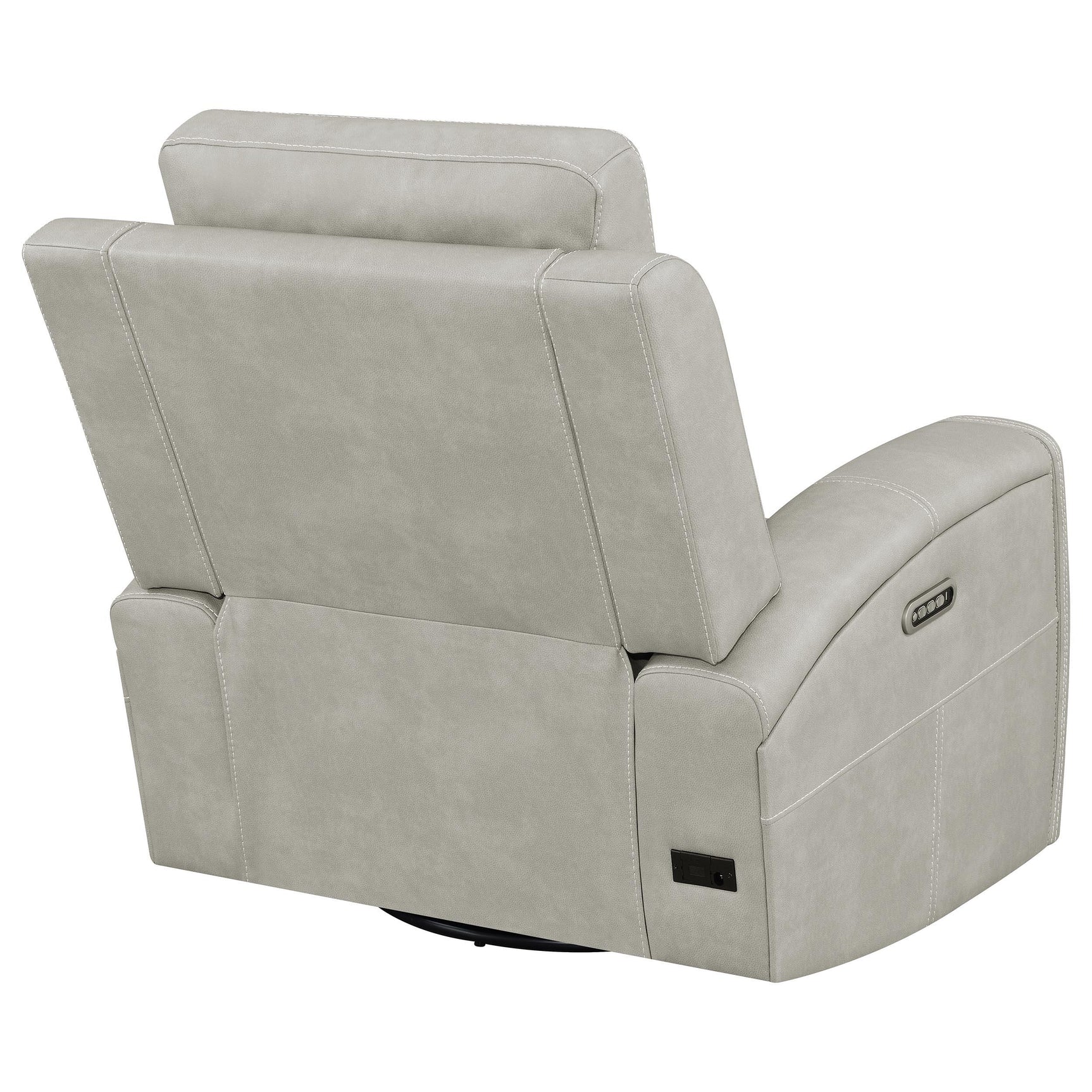 Back view of Brickston swivel glider recliner