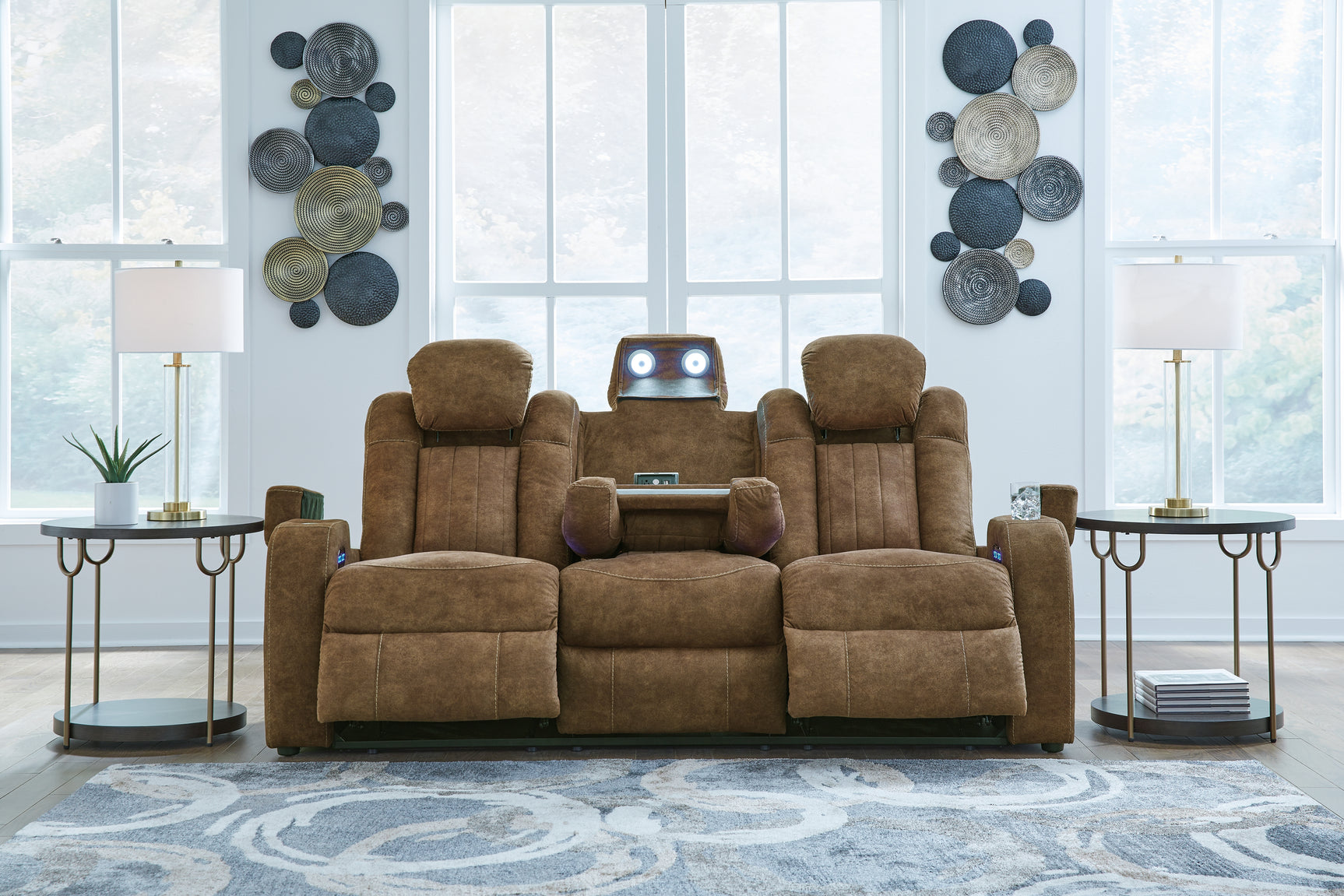 Wolfridge Brindle Sofa seating area profile