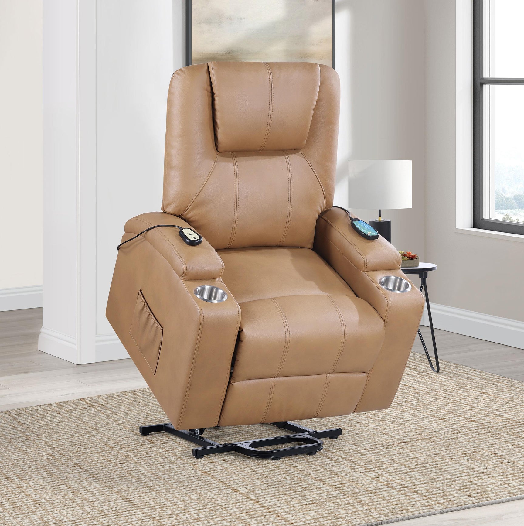 Armstrong recliner footrest extended view