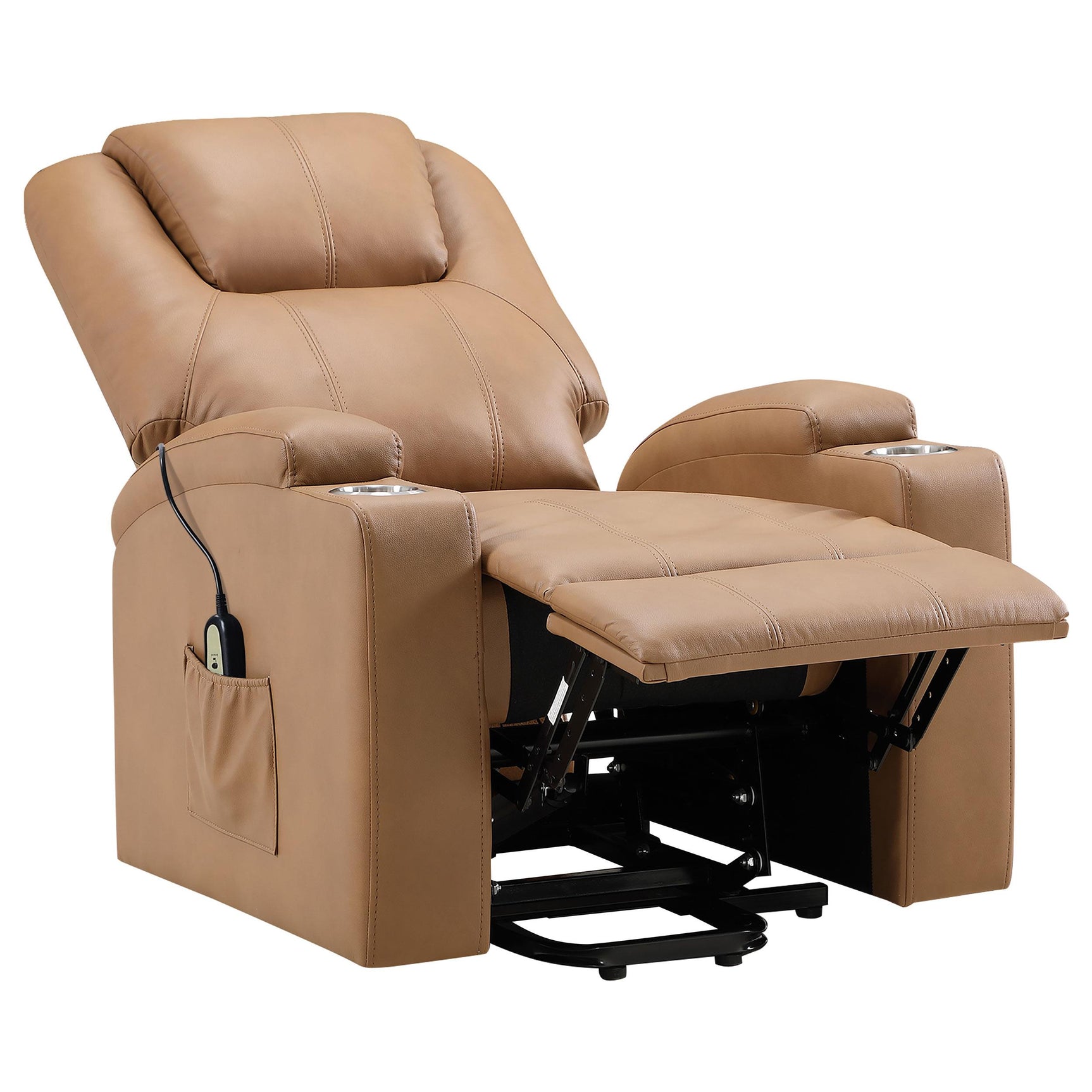 Back view showing durable construction of Armstrong recliner