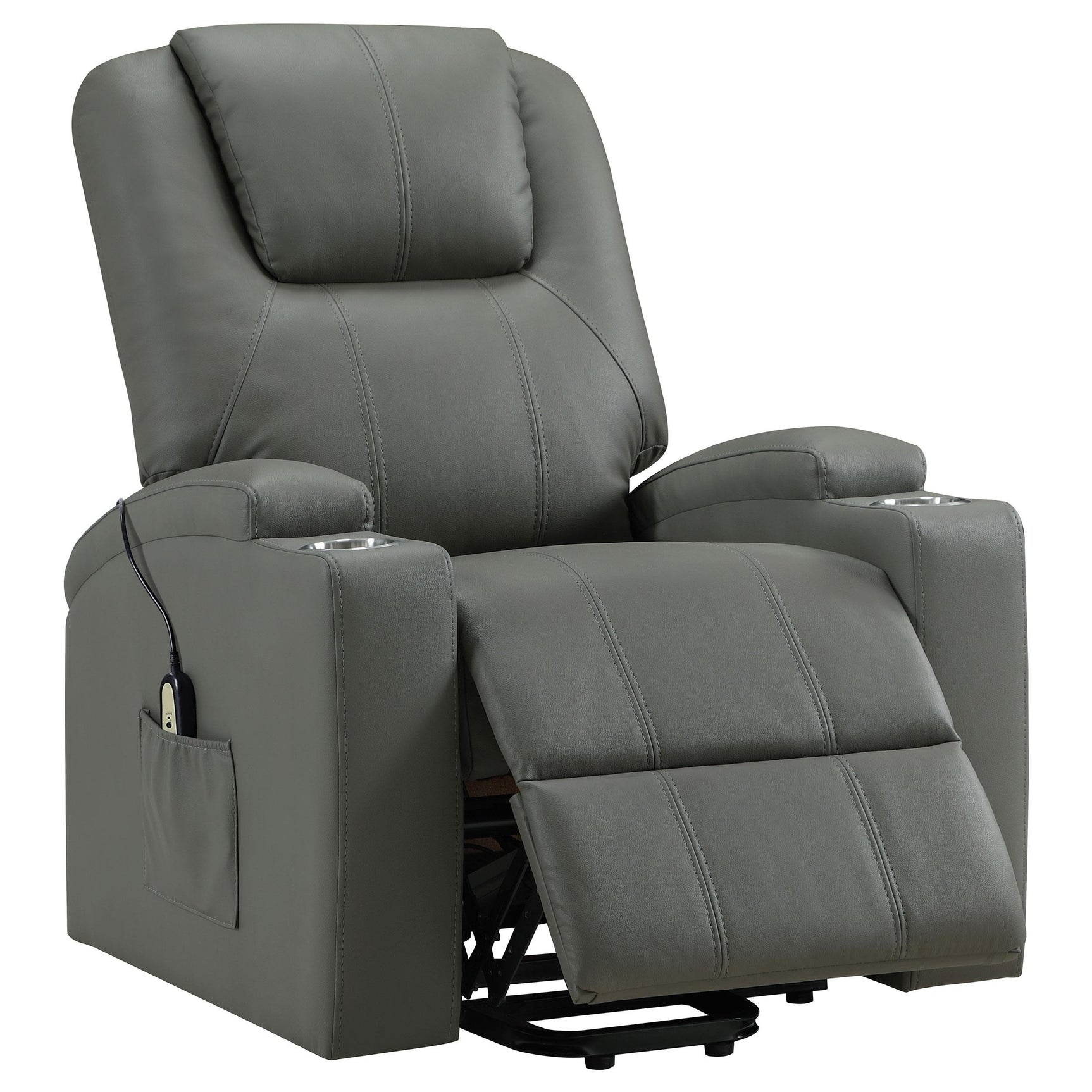 Back view of Armstrong power lift recliner