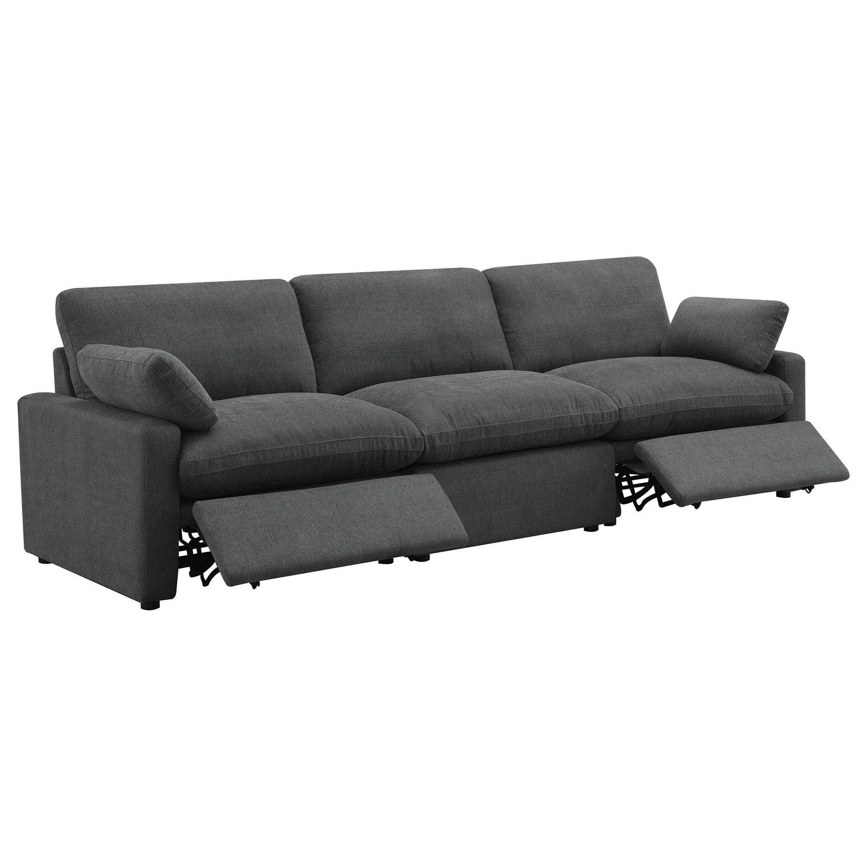 Detailed view of power reclining seats