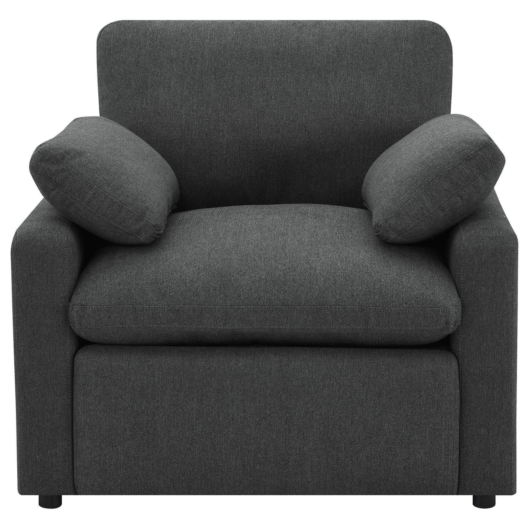 Power recliner chair control panel detail