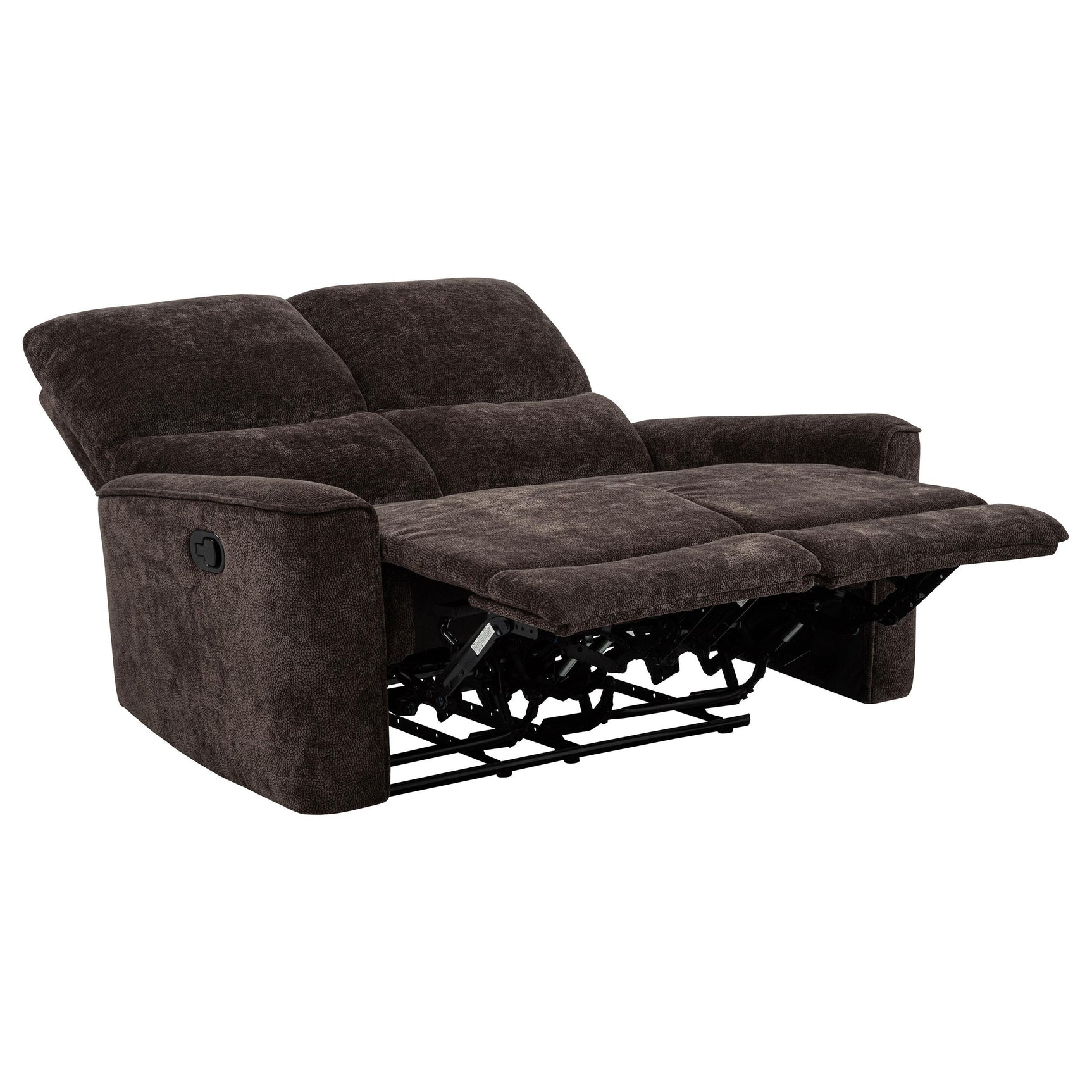Glider recliner reclining position