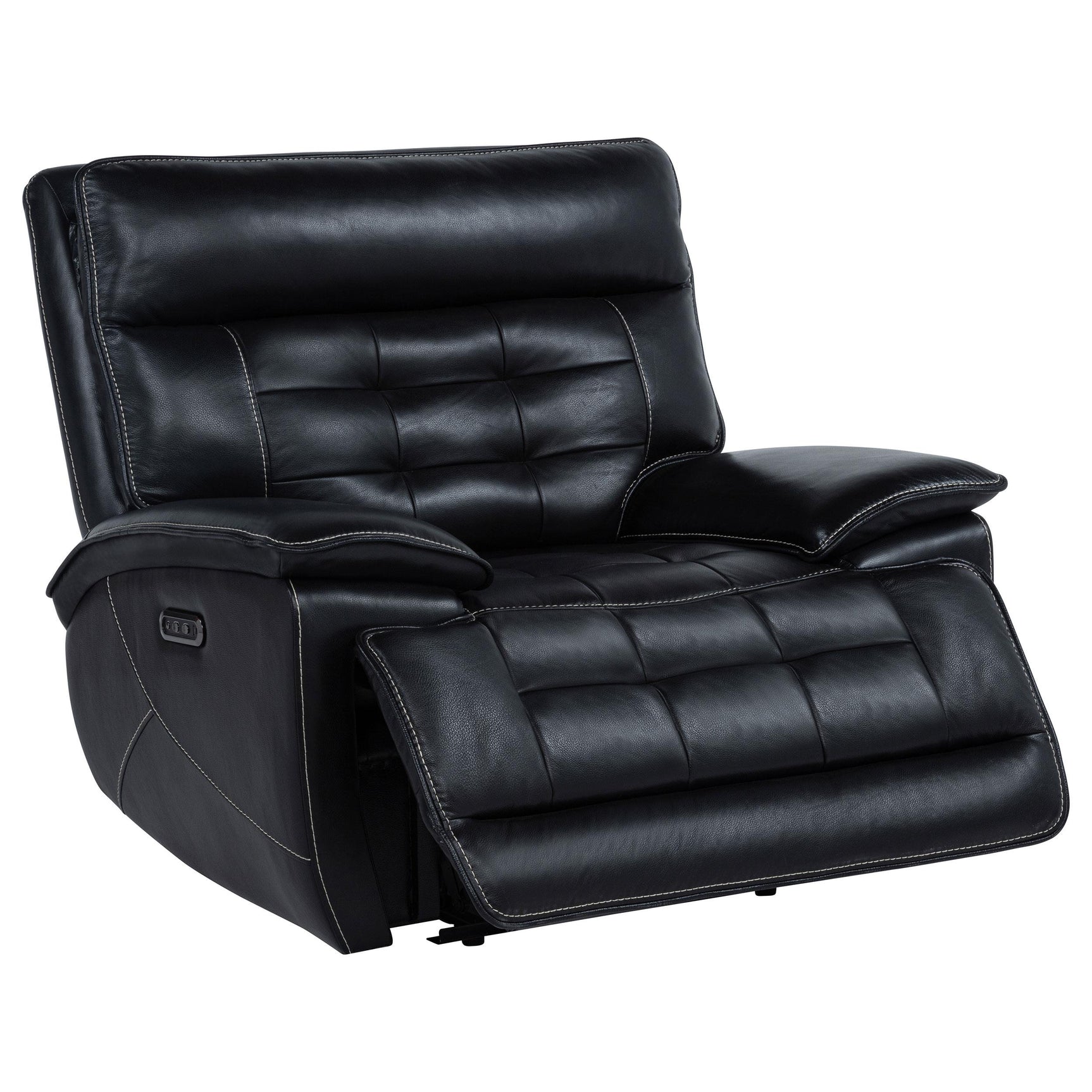 Hewitt recliner USB charging ports detail