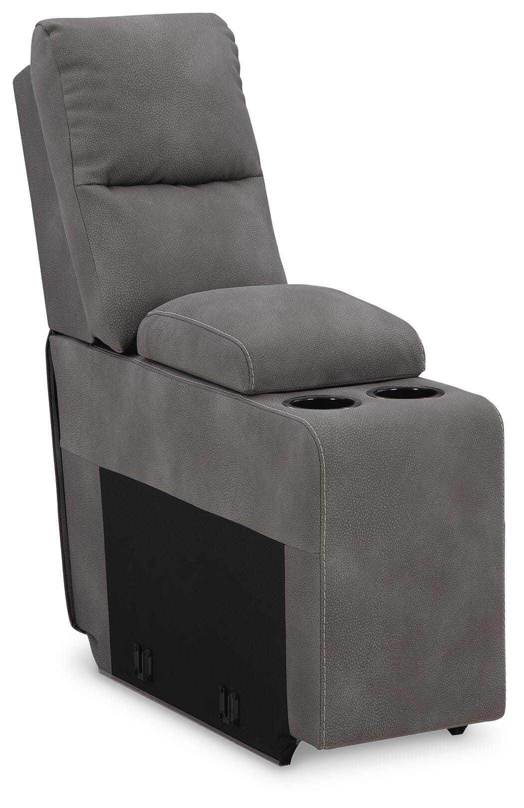 Next-Gen Durapella Slate Microfiber 5-Piece Power Reclining Sectional - image 8