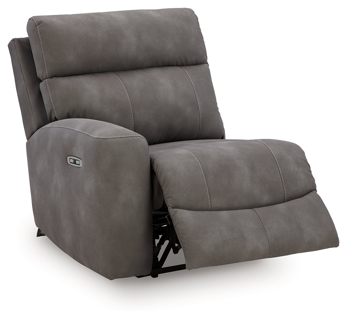 Next-Gen Durapella sectional power reclining open angle
