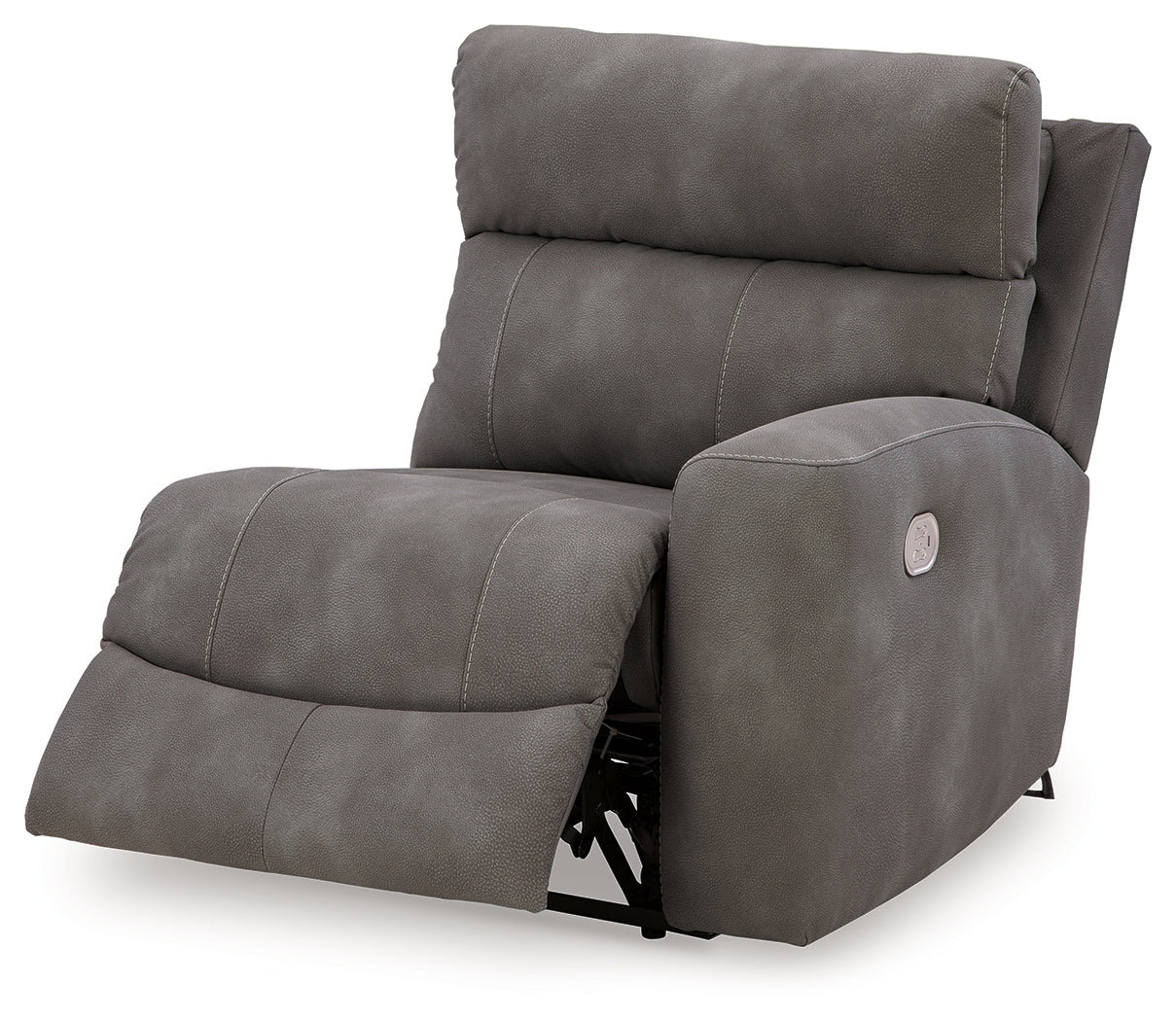 Next-Gen DuraPella Slate 5-Piece Power Reclining Sectional sofa, front view