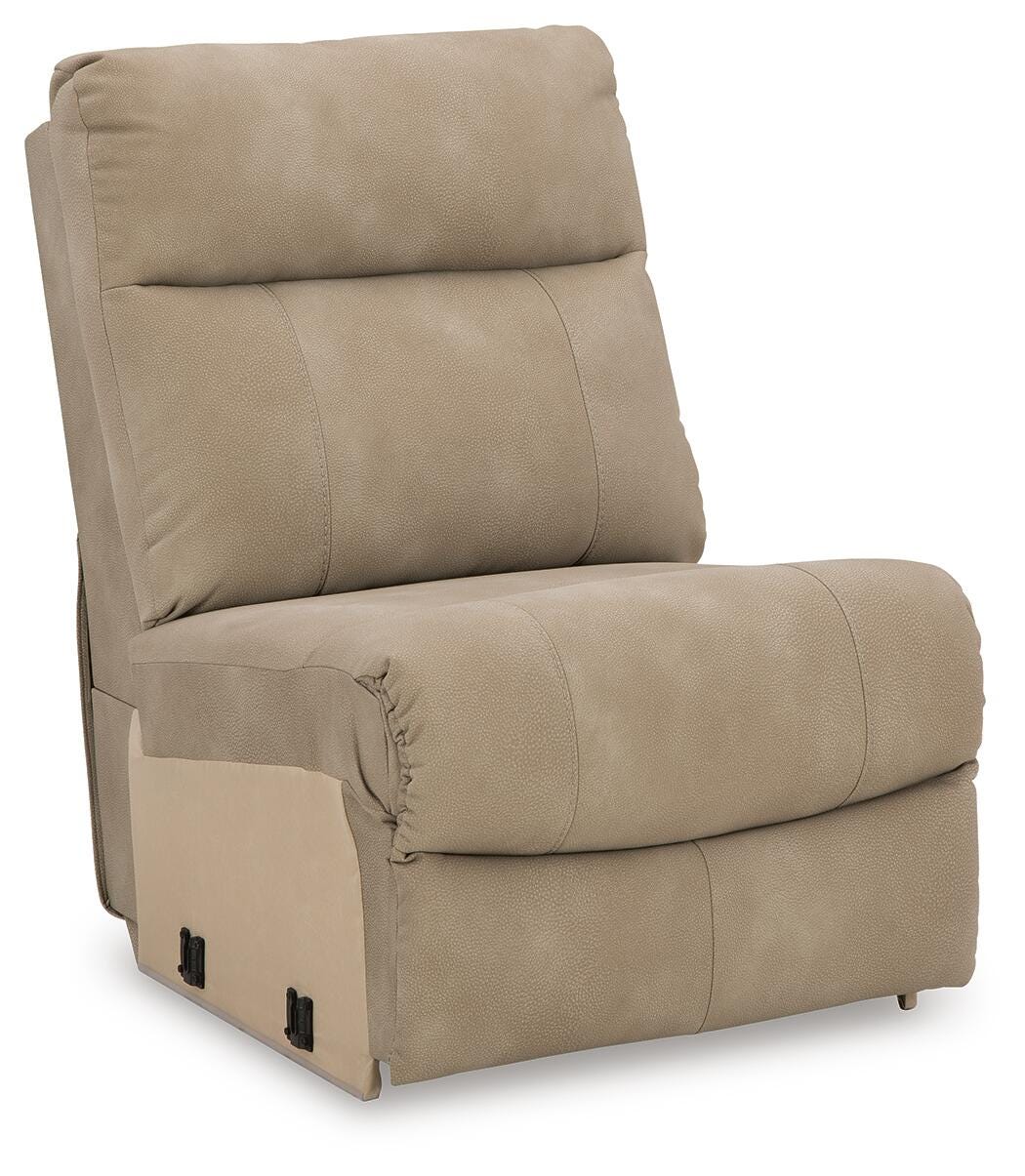 Next-Gen Durapella Sand Microfiber 6-Piece Power Reclining Sectional - image 3