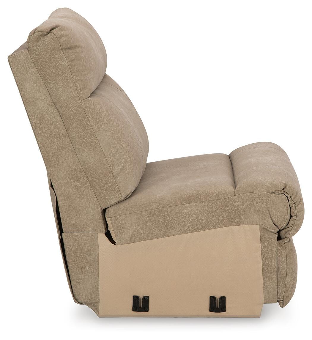 Next-Gen Durapella Sand Microfiber 6-Piece Power Reclining Sectional - image 4
