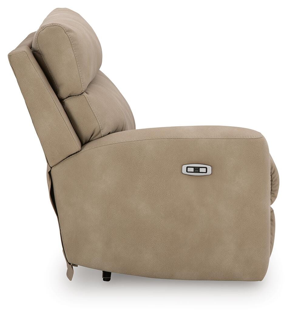 Next-Gen Durapella Sand Microfiber 6-Piece Power Reclining Sectional - image 8