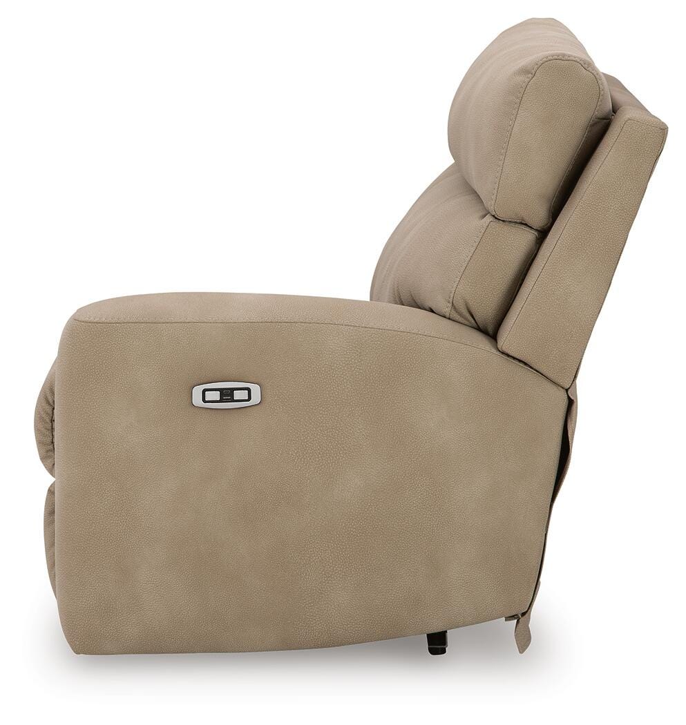 Next-Gen Durapella Sand Microfiber 6-Piece Power Reclining Sectional - image 12