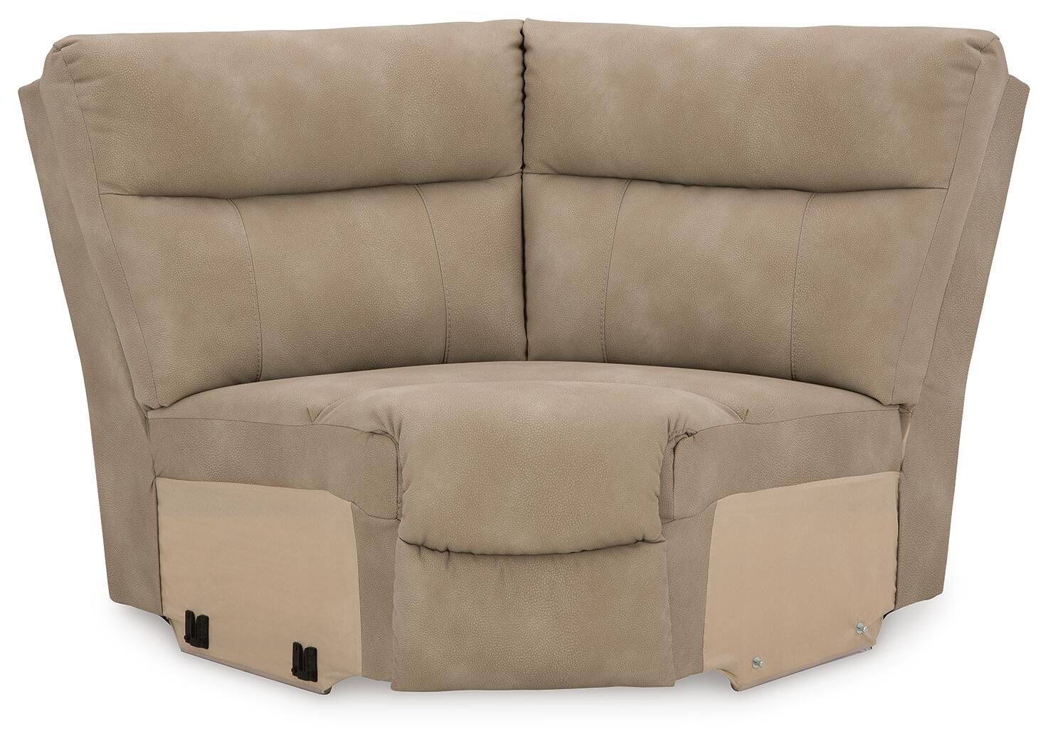 Next-Gen Durapella Sand Microfiber 6-Piece Power Reclining Sectional - image 13