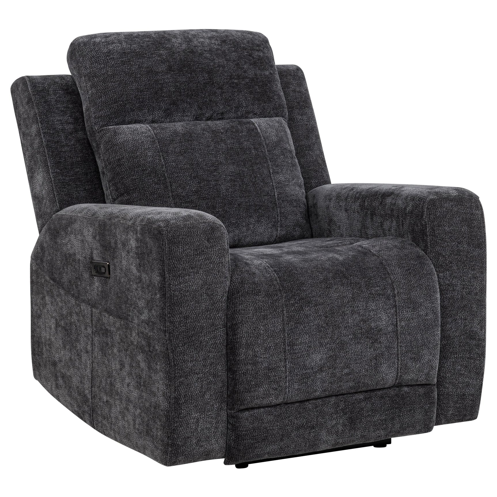 Kennett power recliner chair side angle