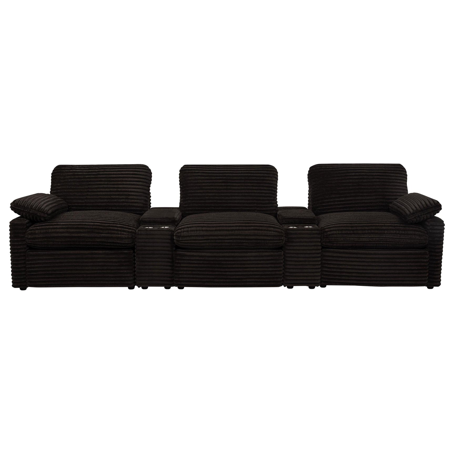 Top view of Collins 5-piece home theater seating