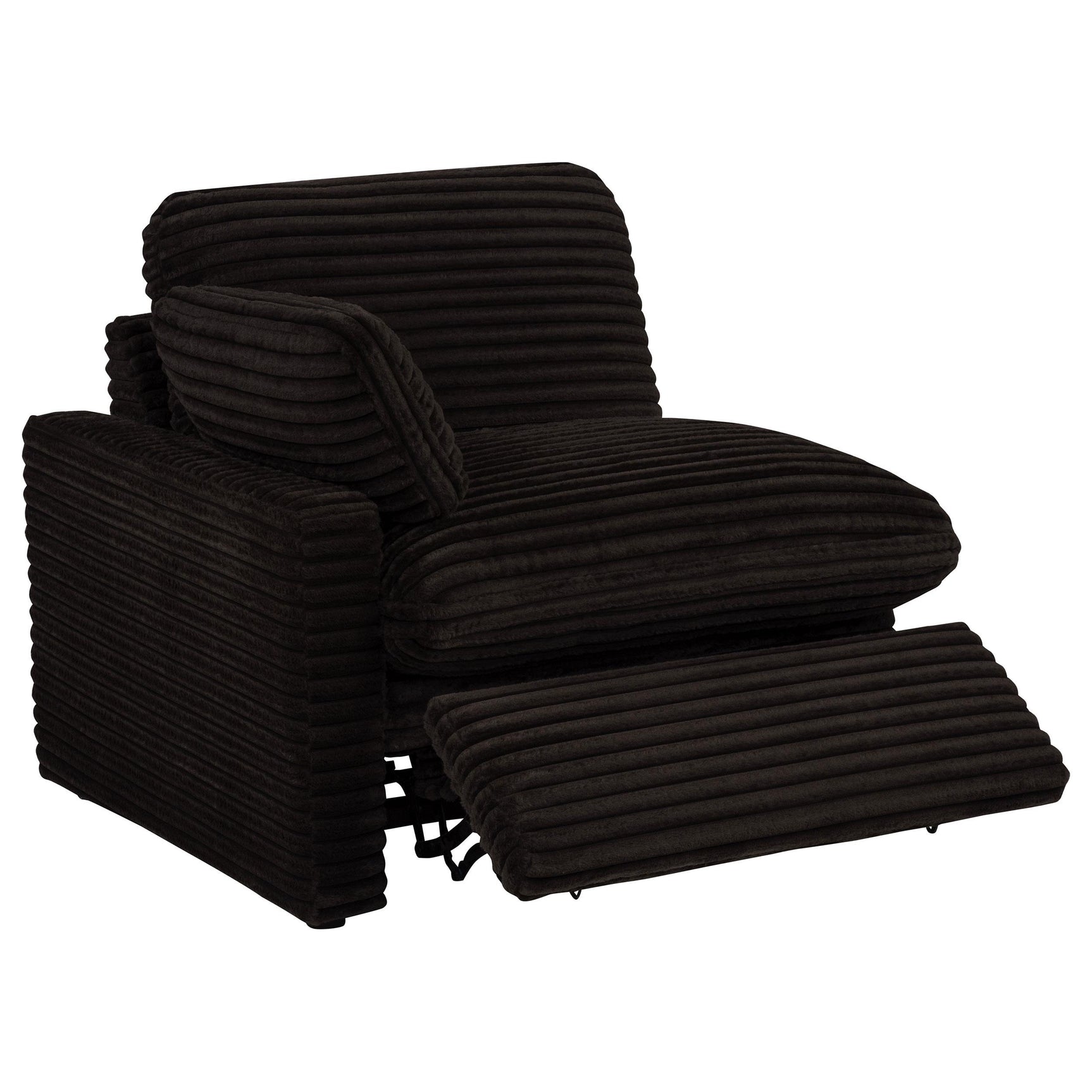 Reclined position of Collins loveseat