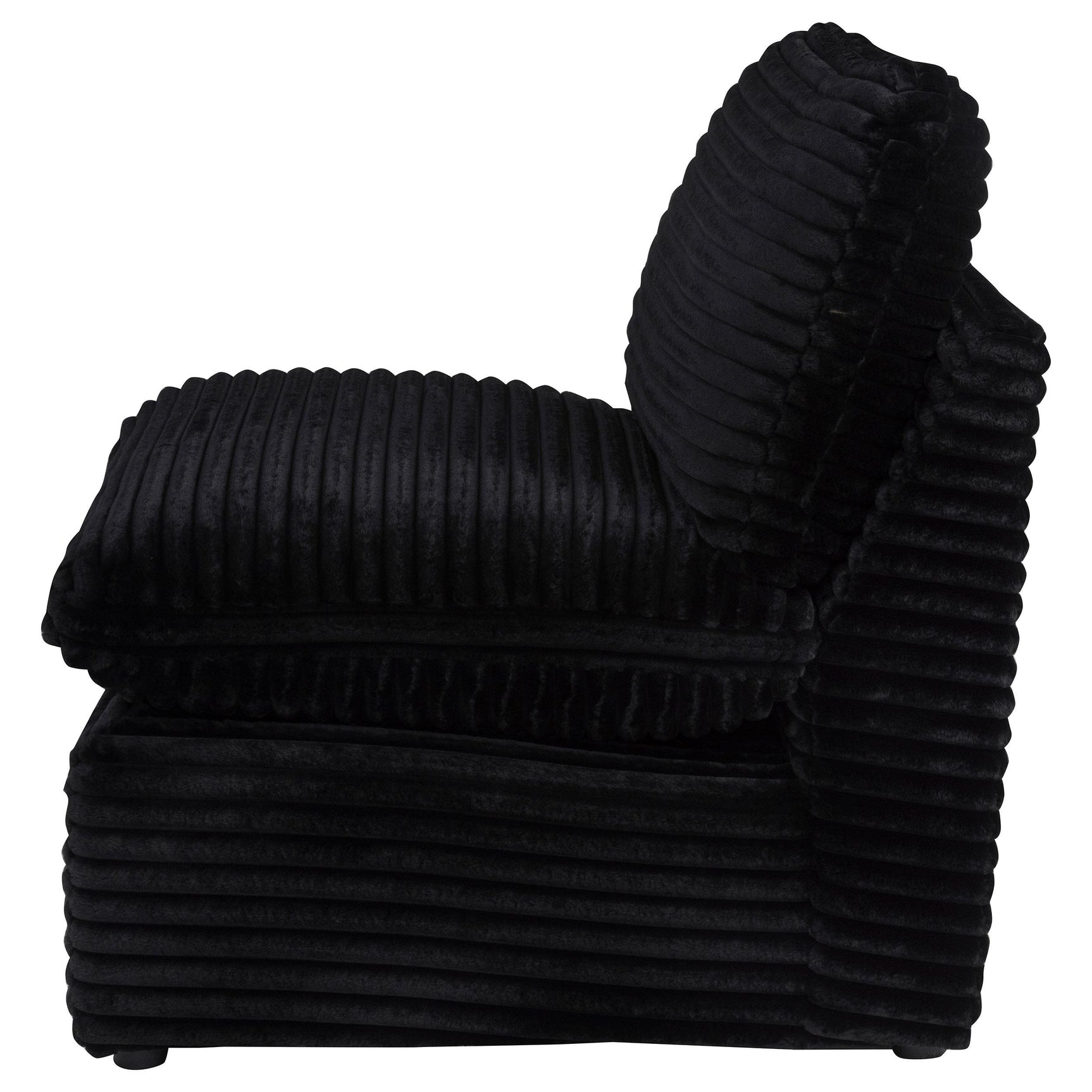 Back view of Collins modular armless chair