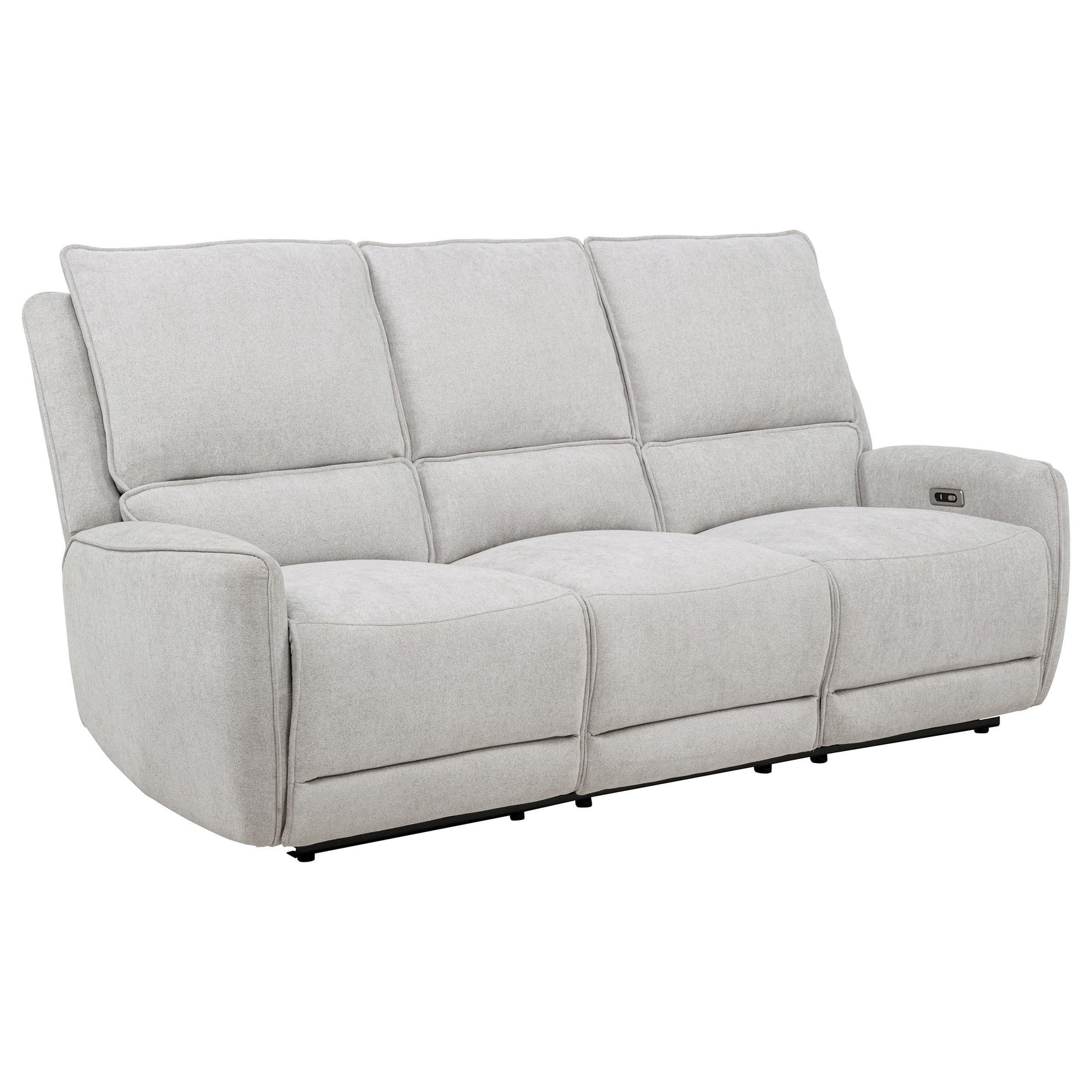 Sylmar power reclining sofa close-up seating detail