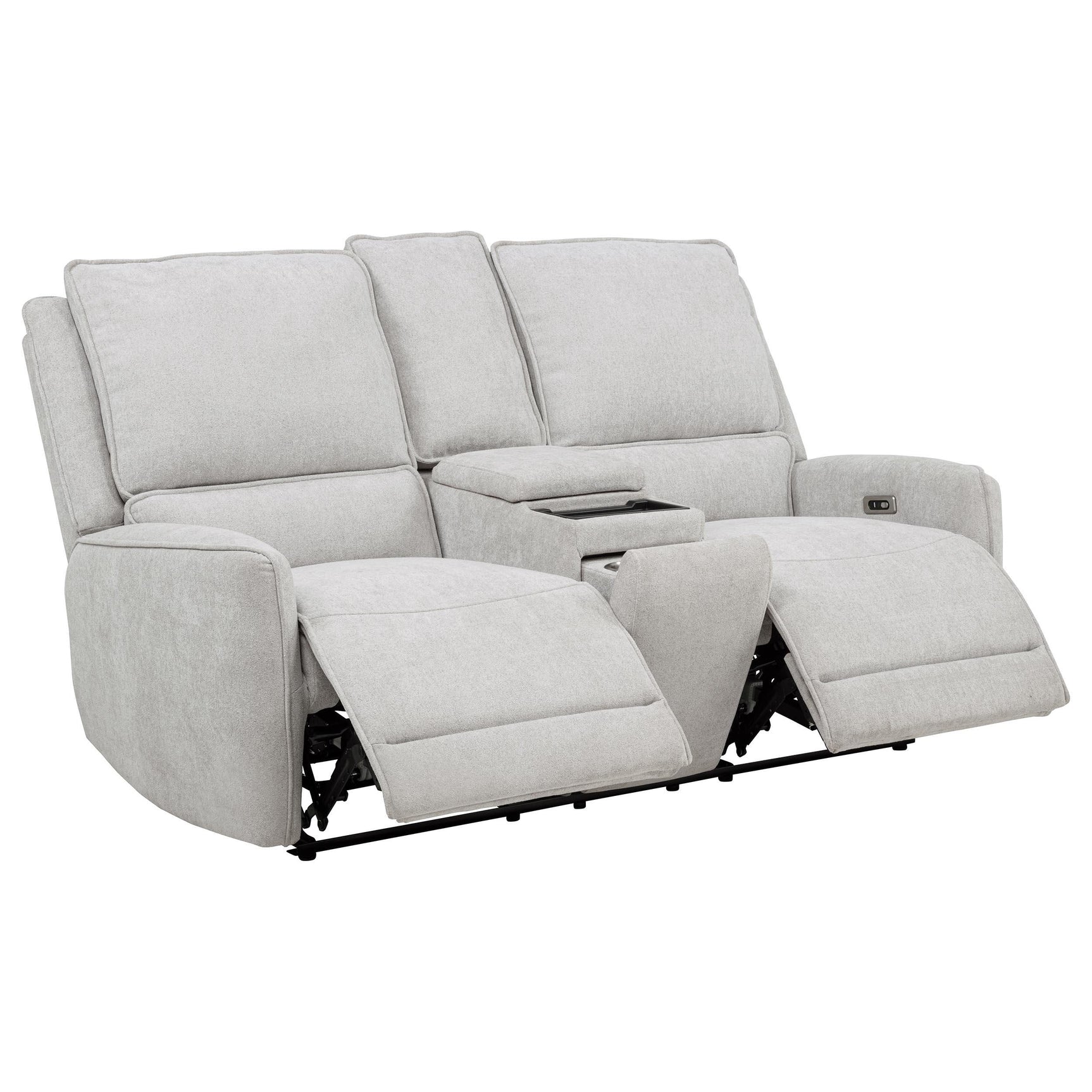 Chenille fabric texture on Sylmar sofa