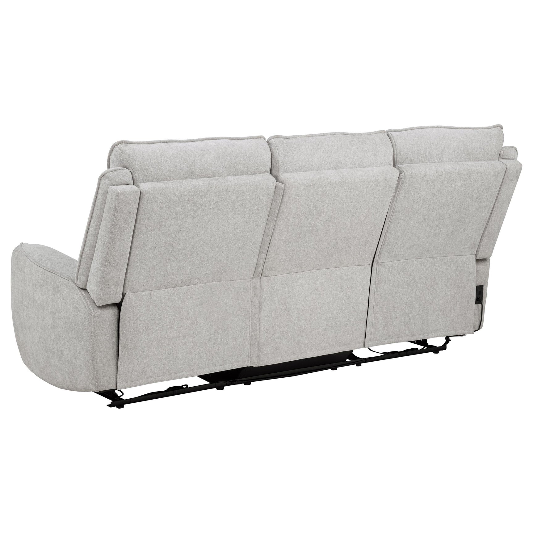 Sinuous spring base construction under sofa cushions