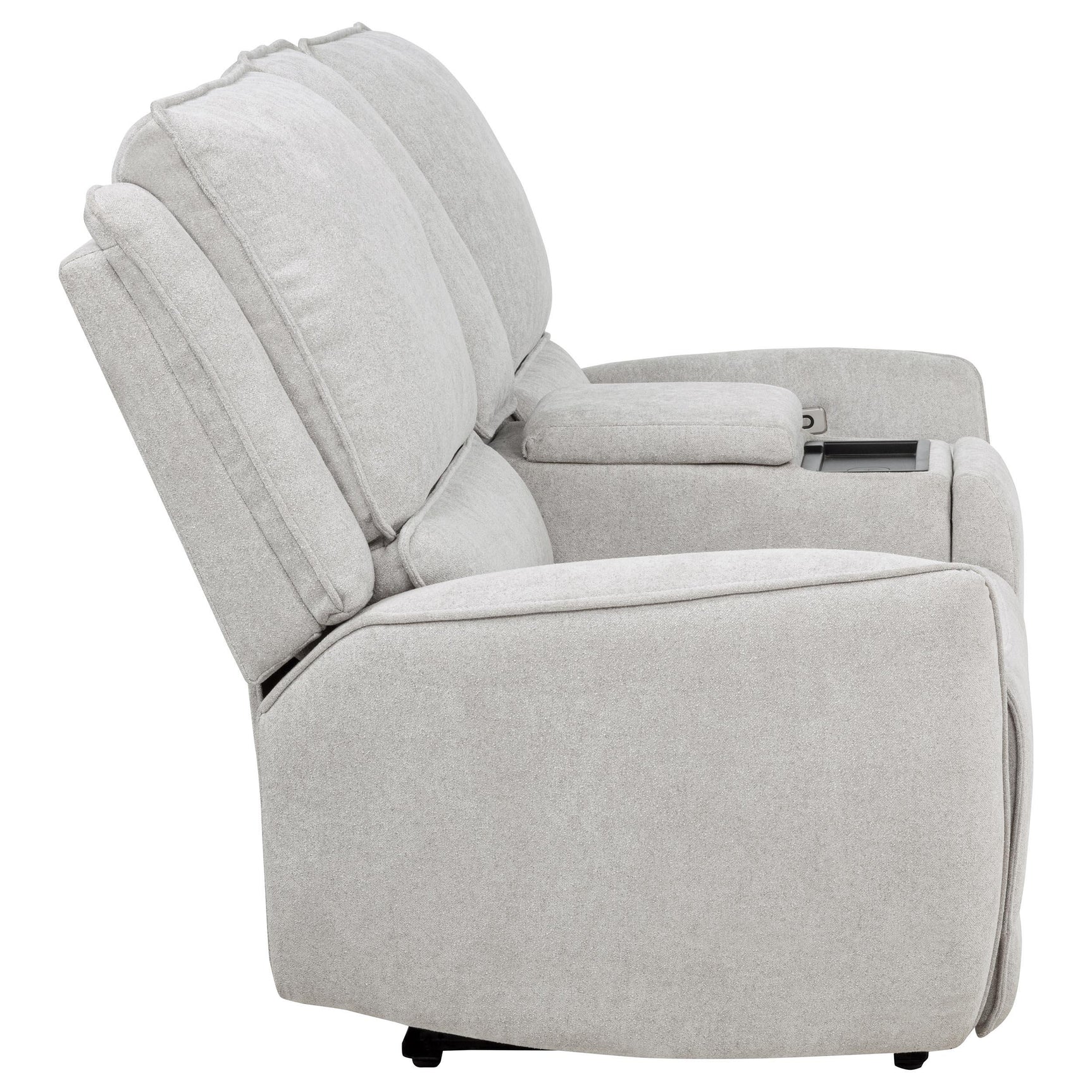 Sylmar loveseat seat cushion showing pocket coil and foam layers