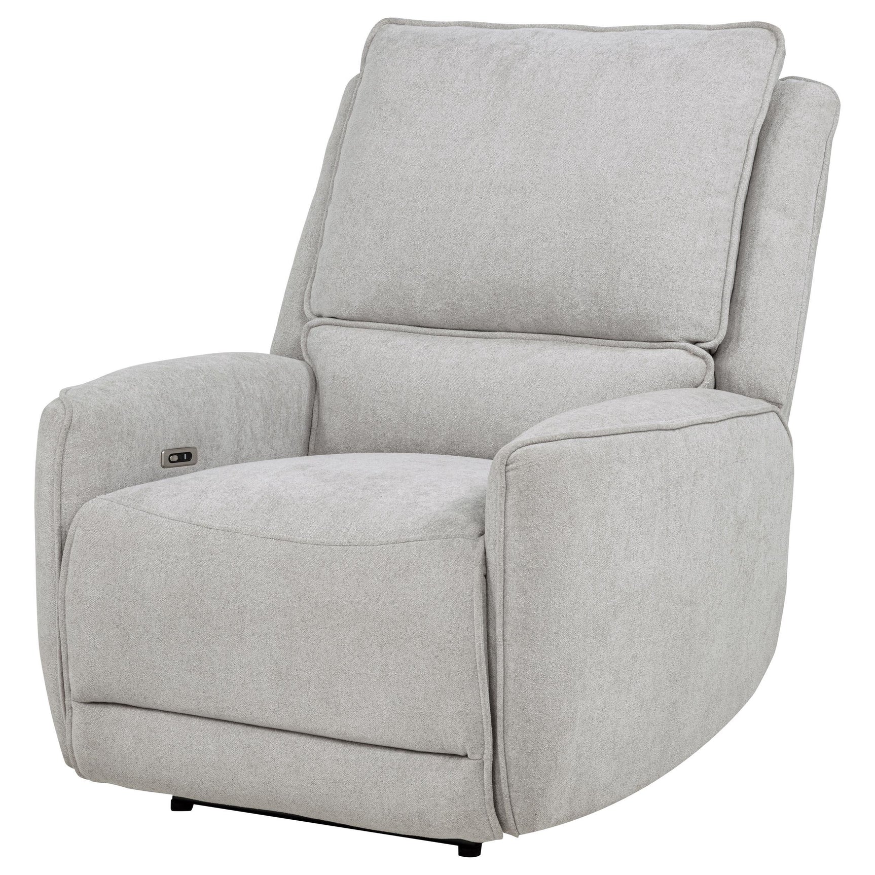 Recliner extended fully with footrest