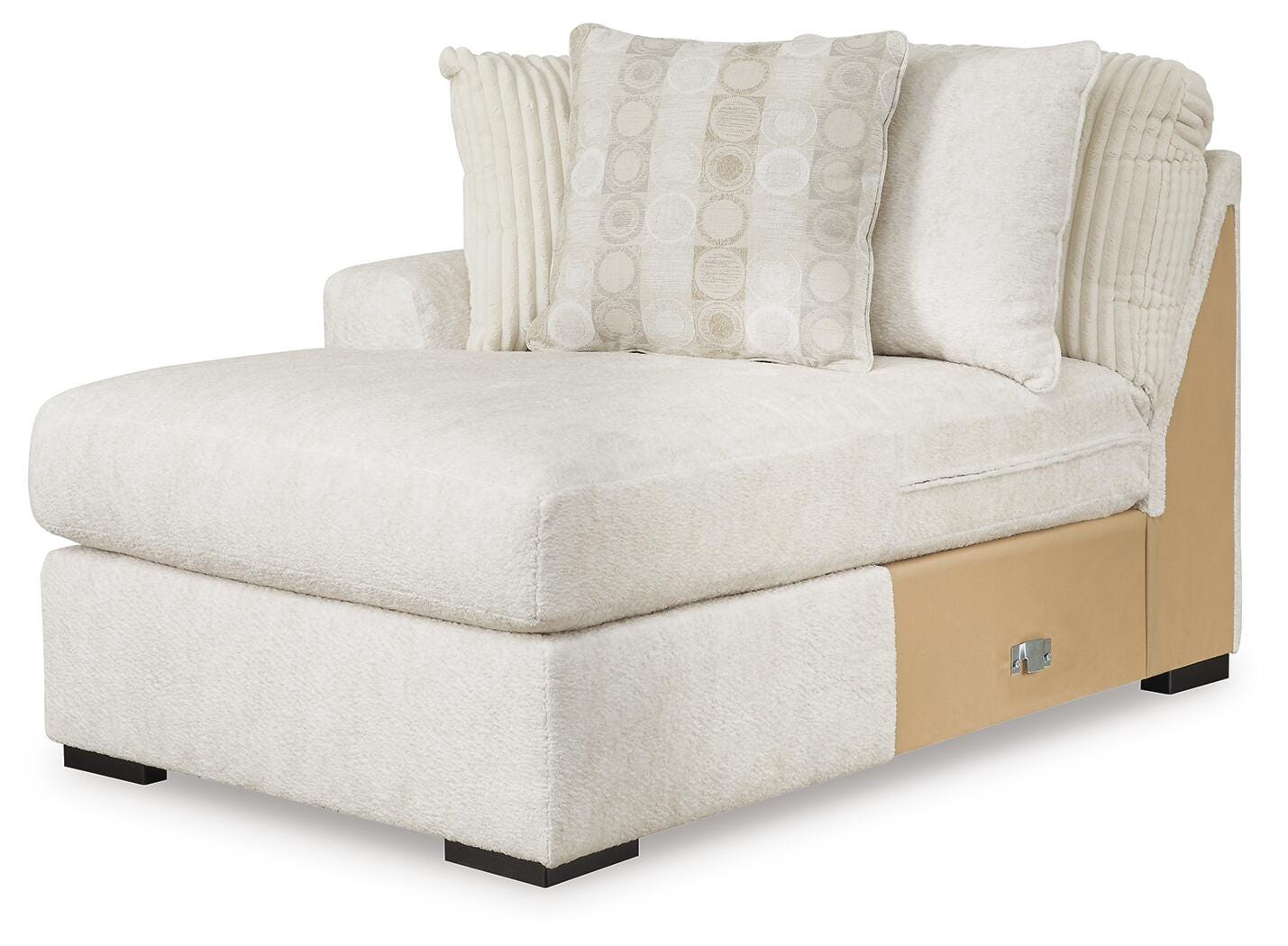 Chessington Ivory 2-Piece Sectional with Ottoman - image 8