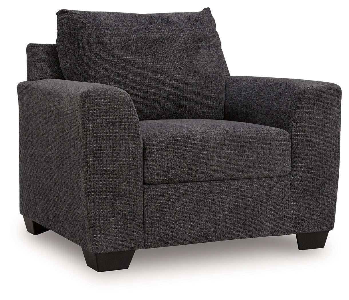 Loreo chair front view showing cushion details
