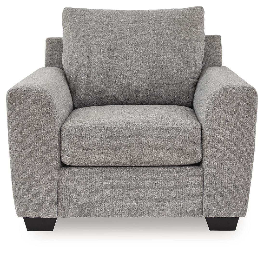 Loreo Flint Chenille Chair view 3