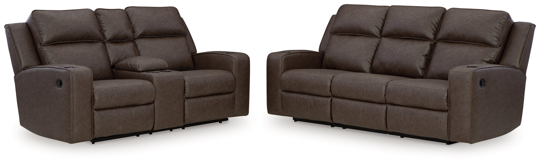 Lavenhorne Umber sofa reclining feature close-up