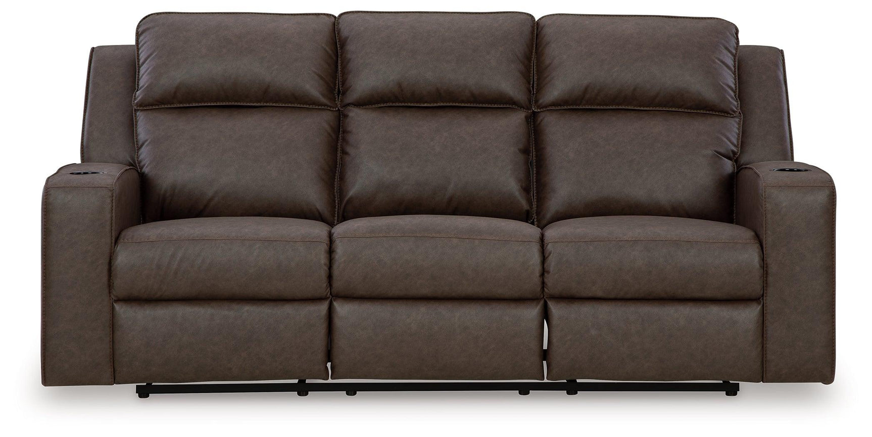 Lavenhorne Reclining Sofa head-on side view