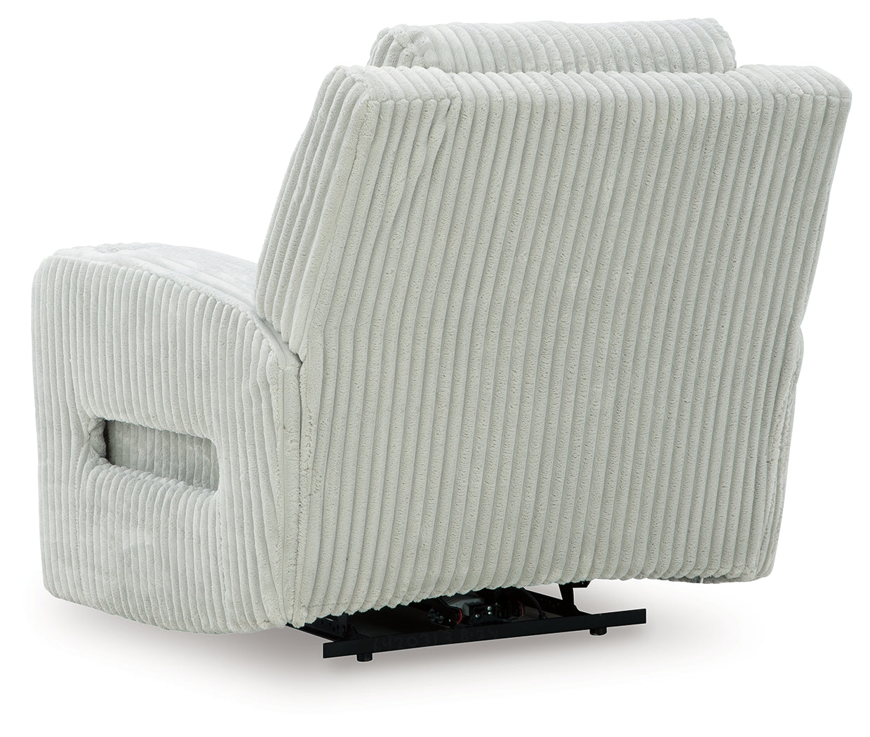 Back view of Forest Lake Alloy Chenille Velvet Power Recliner