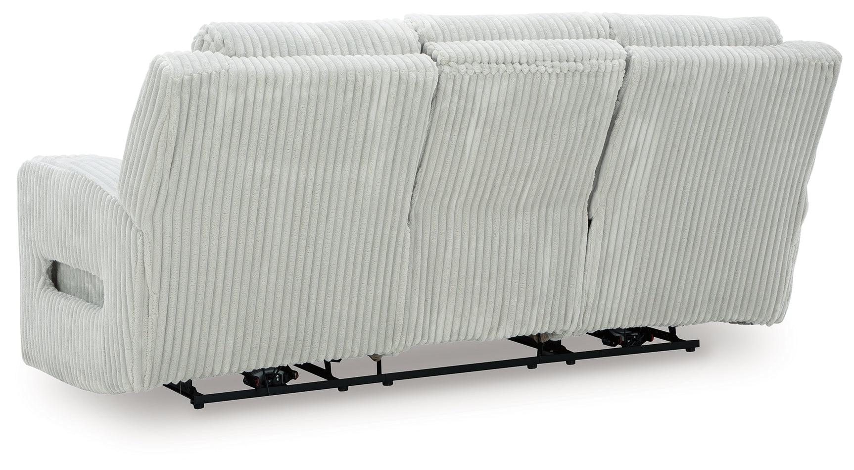 Back view of Forest Lake Alloy Chenille sofa