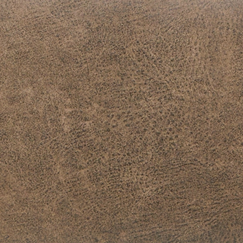 Stockworth Earth Faux Leather Recliner upholstery swatch