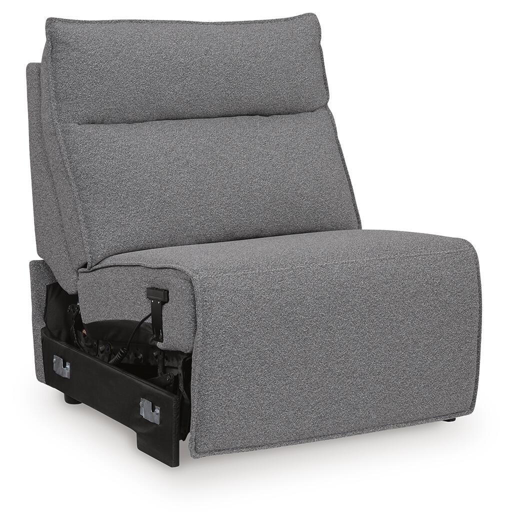 Modmax II Salt and Pepper 8-Piece Power Reclining Sectional with Console - image 6
