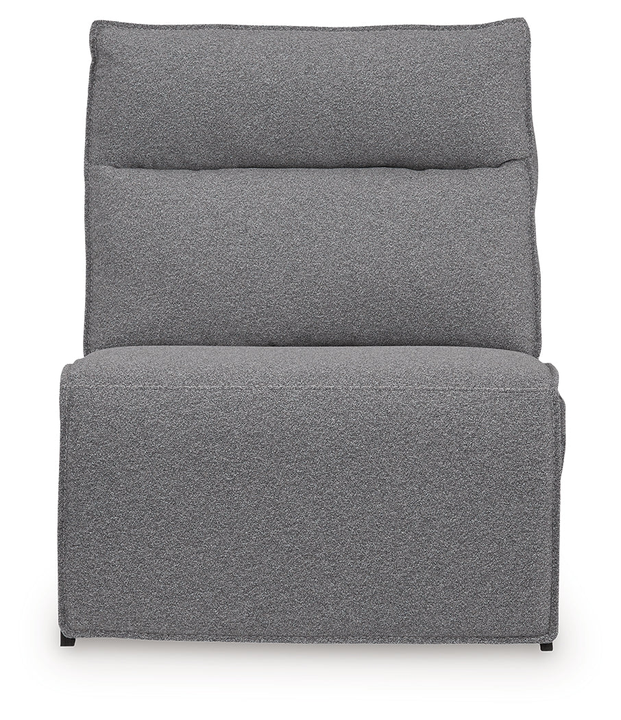 Power armless recliner sectional piece