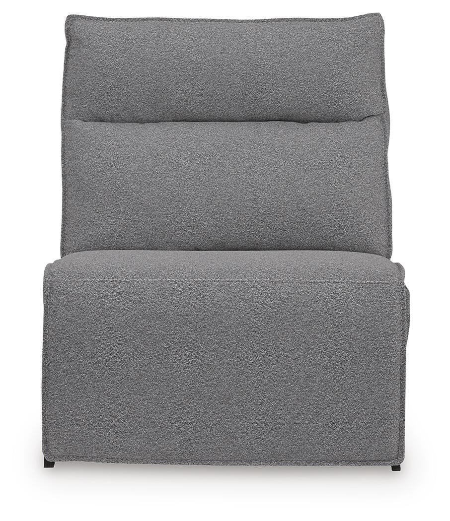 Modmax II Salt and Pepper 8-Piece Power Reclining Sectional with Console - image 4