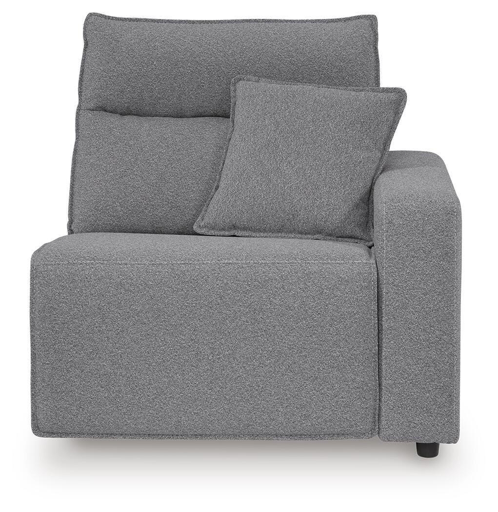 Modmax II Salt and Pepper 8-Piece Power Reclining Sectional with Console - image 2