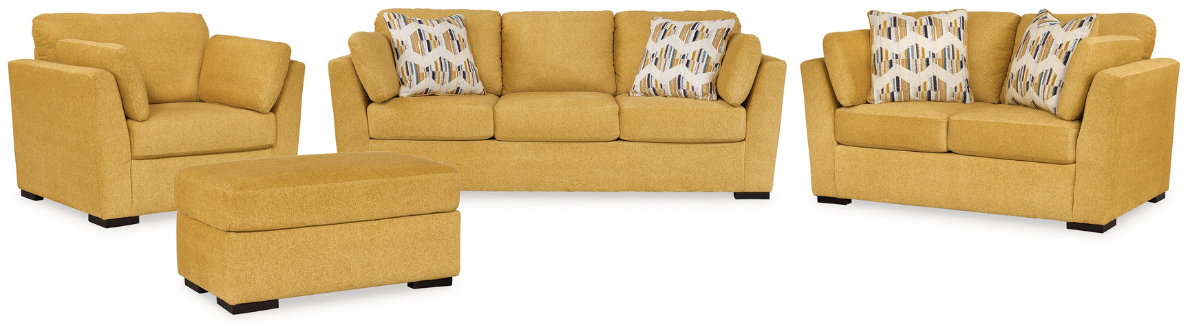 Side view of Keerwick Sunflower sofa