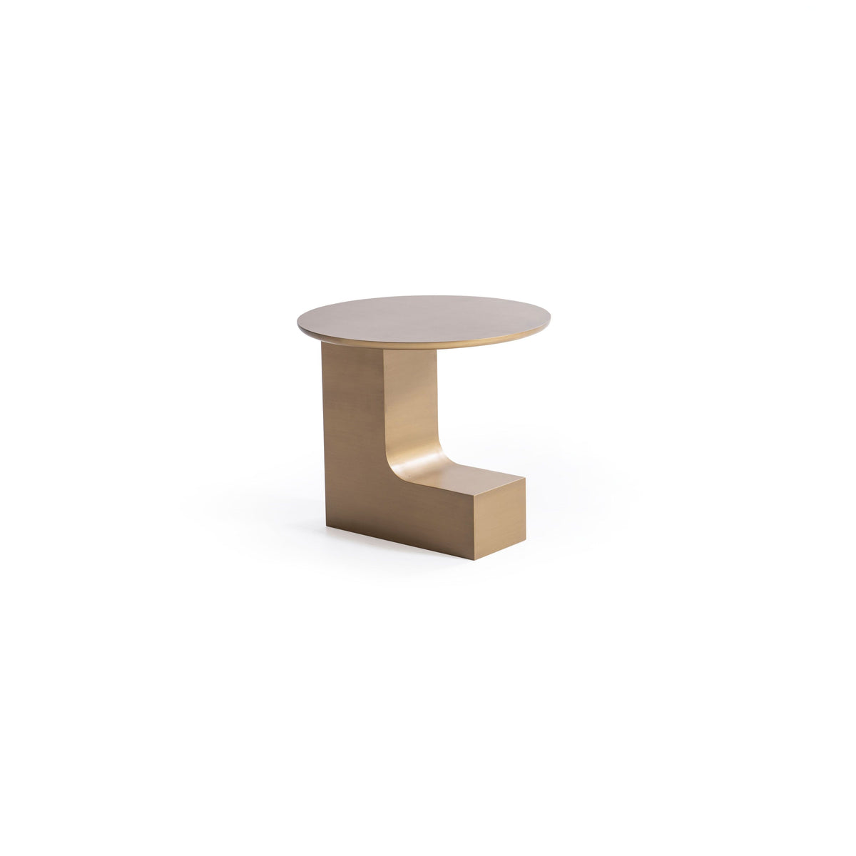 Jinna Gold End Table close-up detail