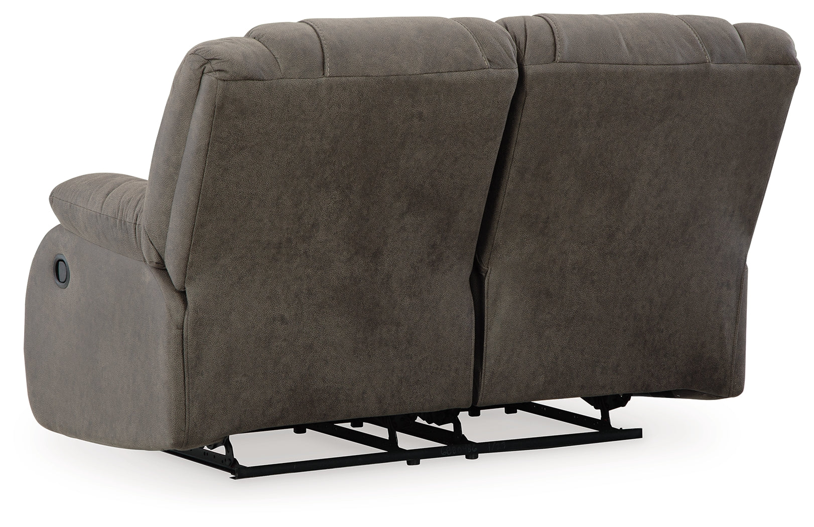 First Base Reclining Loveseat rear view