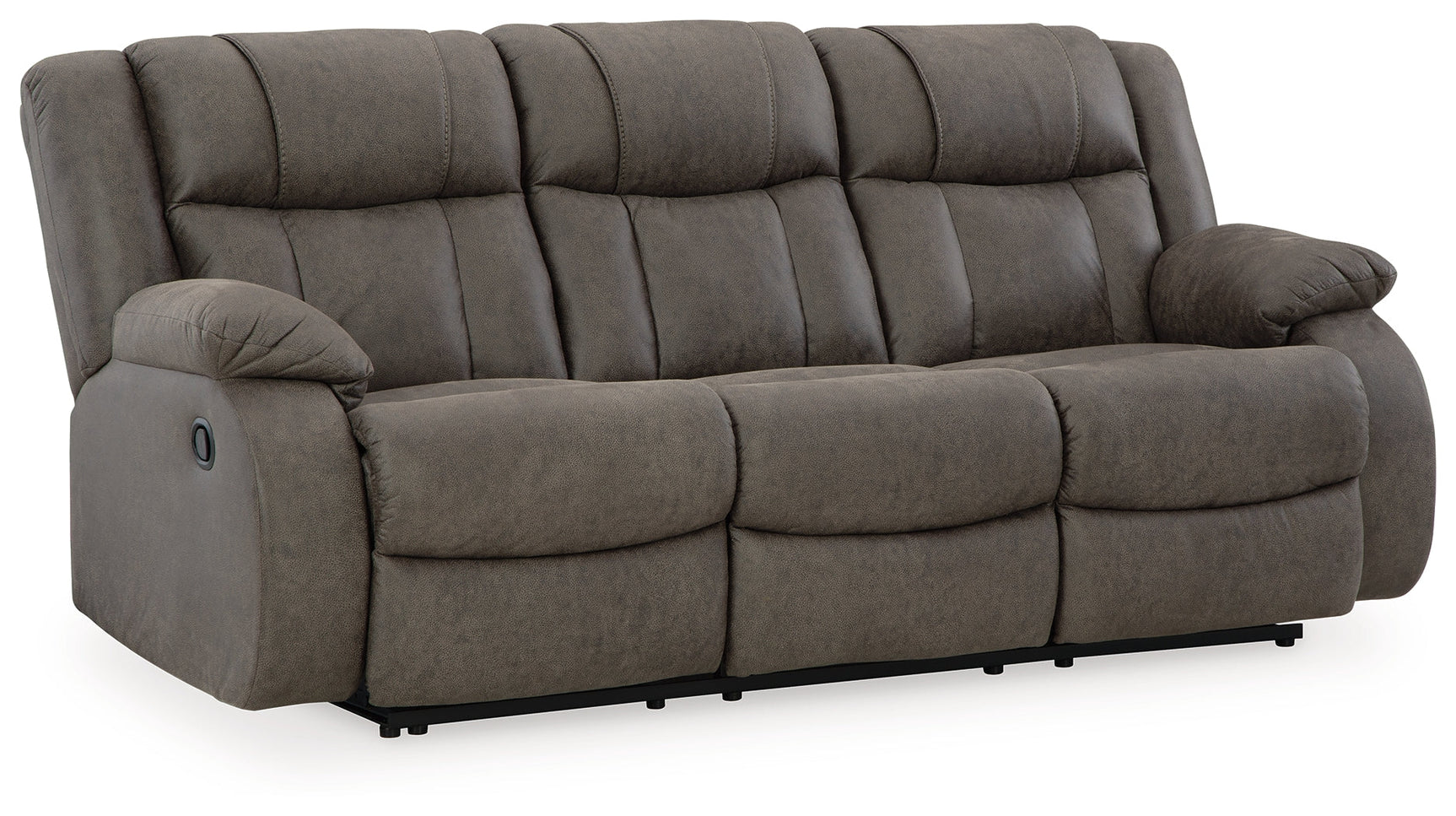 First Base Recliner Sofa side open angle showing recliner