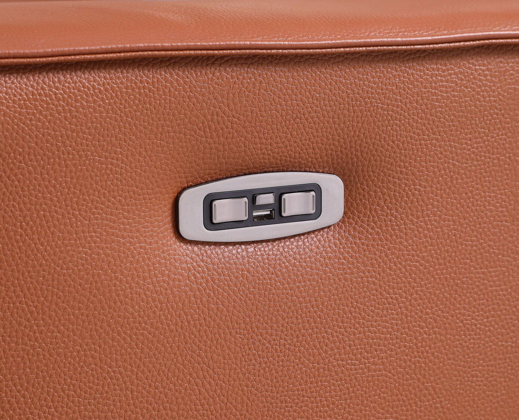 Picasso II Caramel Italian Leather 6-Piece Power Reclining Sectional with 2 Power Seats view 8