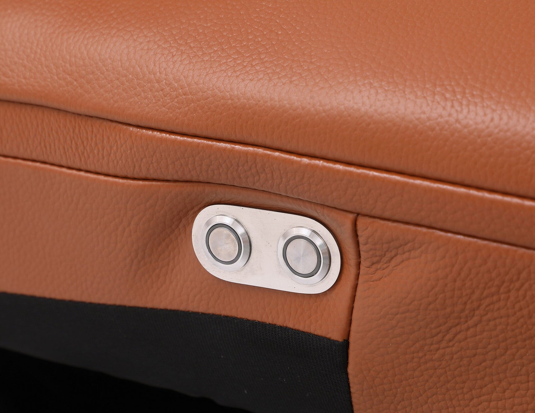 Picasso II Caramel Italian Leather 7-Piece Power Reclining Sectional with 3 Power Seats view 9