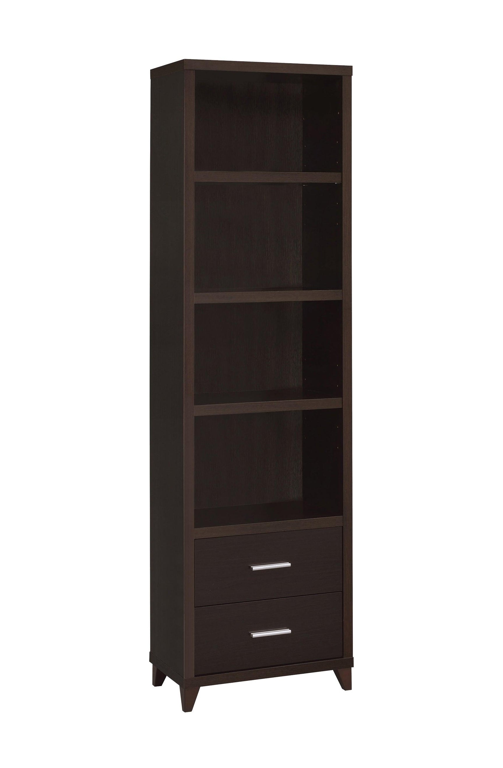 Lewes TV Stand open door revealing adjustable shelves