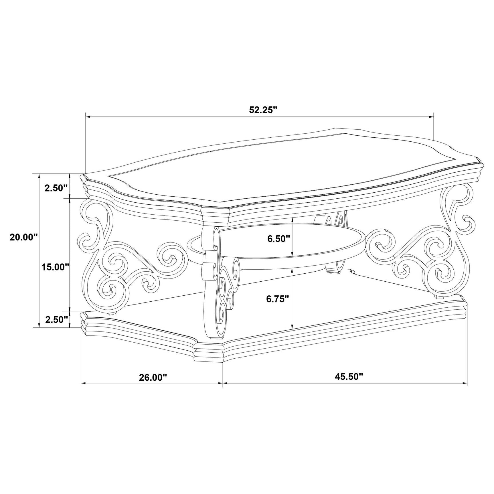 Laney 2-piece table set styled in living room