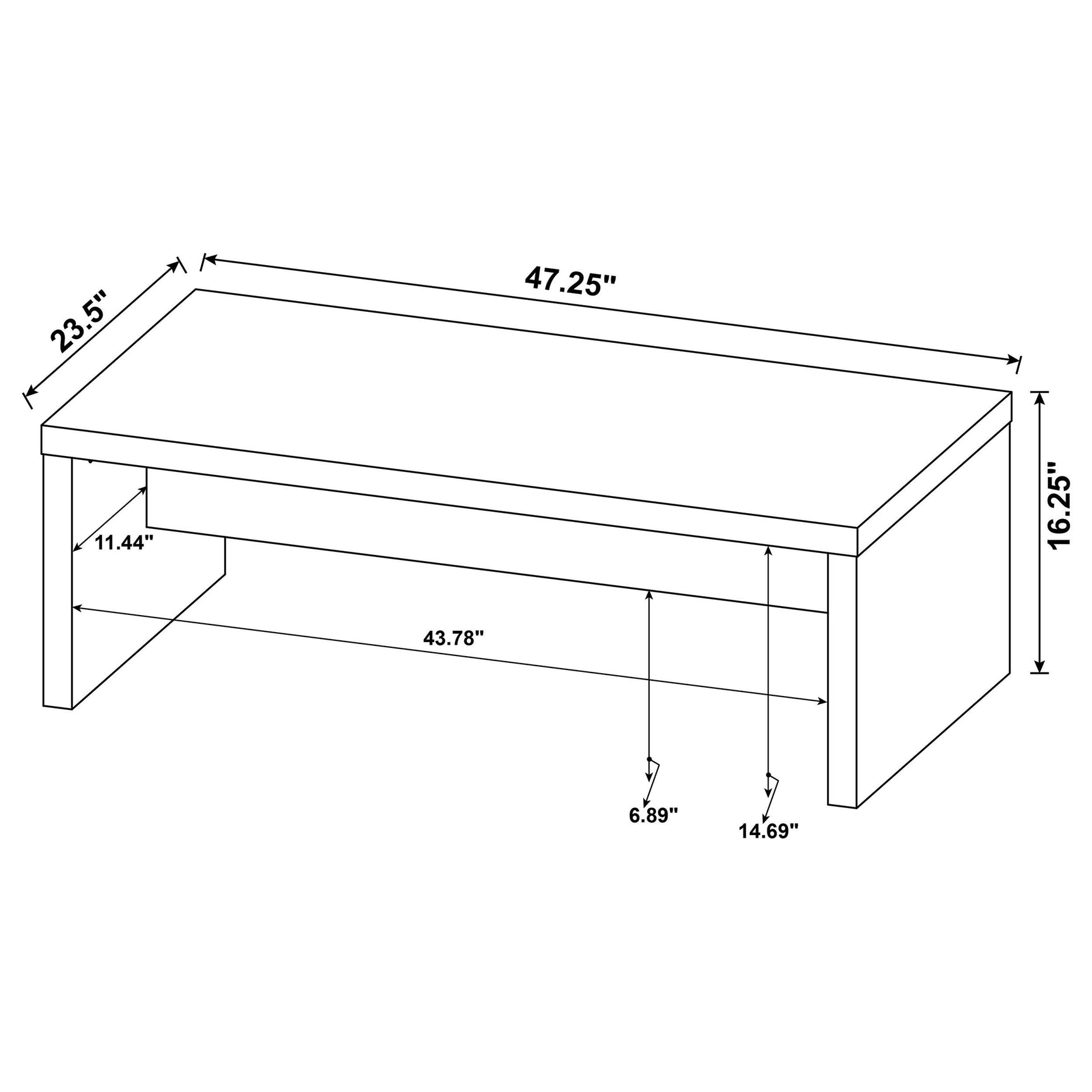 Lynette end table height comparison